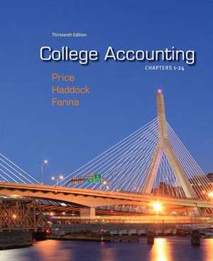 College Accounting (Chapters 1-24) with Connect Access Card de John Price