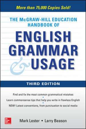 McGraw-Hill Education Handbook of English Grammar & Usage de Mark Lester