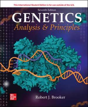 ISE Genetics: Analysis and Principles de Robert Brooker DO NOT USE