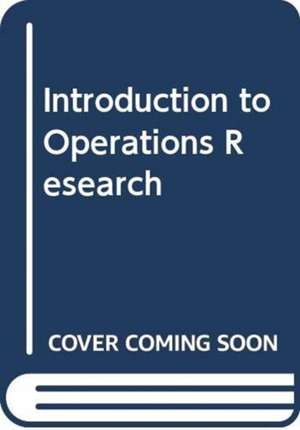 ISE Introduction to Operations Research de Frederick Hillier