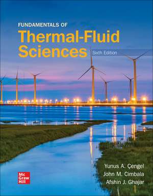 Fundamentals of Thermal-Fluid Sciences de Yunus Cengel