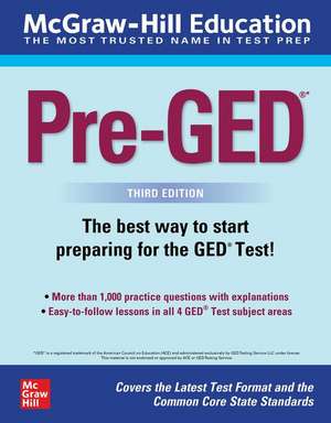 McGraw-Hill Education Pre-GED, Third Edition de México McGraw Hill Editores