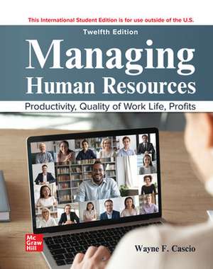 Managing Human Resources ISE de Wayne Cascio