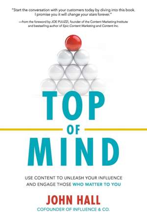 Top of Mind (Pb) de John Hall