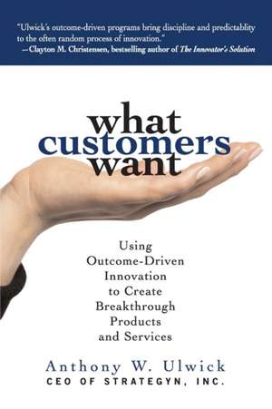 What Customers Want (Pb) de Anthony Ulwick