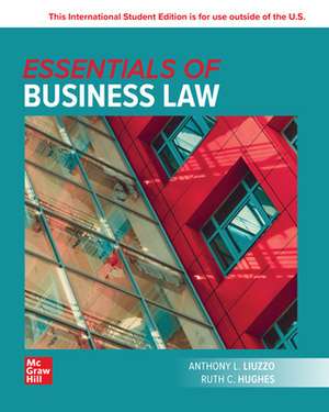 Essentials of Business Law: 2024 Release ISE de Anthony Liuzzo