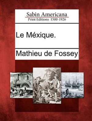 Le Méxique. de Mathieu De Fossey