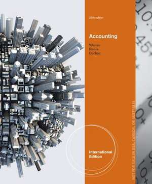 Accounting, International Edition de James (University of Tennessee) Reeve