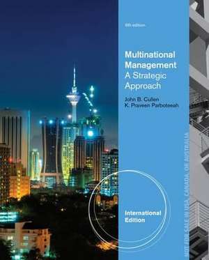 Cullen, J: Multinational Management, International Edition de K. Praveen (University of Wisconsin - Whitewater) Parboteeah