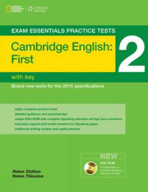 Exam Essentials: Cambridge First Practice Tests 2 W/Key + DVD-ROM de Charles Osbourne