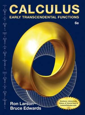 Calculus: Early Transcendental Functions de Ron Larson