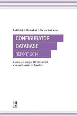 Configurator Database Report 2014 de Paul Blazek