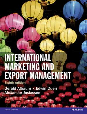 International Marketing and Export Management de Alexander Josiassen