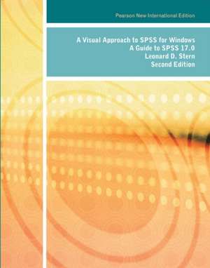 Visual Approach to SPSS for Windows de Leonard D. Stern