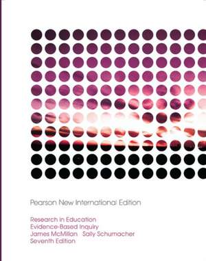 McMillan, J: Research in Education: Pearson New Internationa de Sally Schumacher