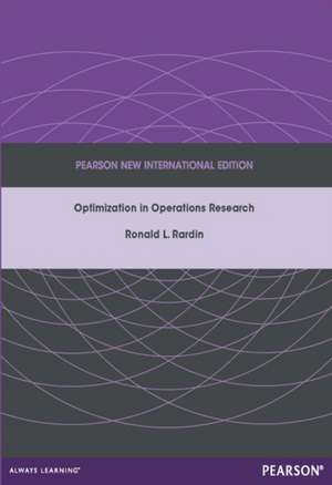 Optimization in Operations Research de Ronald Rardin