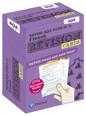 Pearson REVISE AQA GCSE French: Revision Cards incl. online revision and audio - for 2025 exams