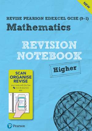 Pearson REVISE Edexcel GCSE Maths (Higher) Revision Notebook - for 2025 and 2026 exams