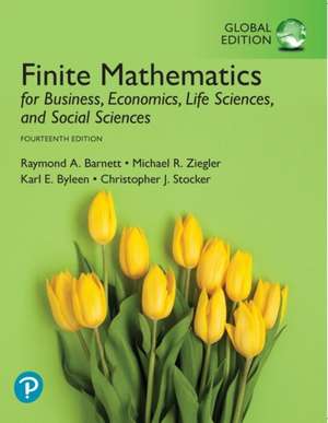 Finite Mathematics for Business, Economics, Life Sciences, and Social Sciences plus Pearson MyLab Mathematics with Pearson eText, Global Edition de Raymond A. Barnett