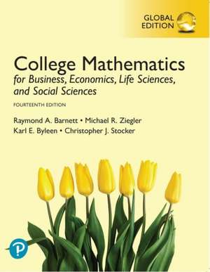 College Mathematics for Business, Economics, Life Sciences, and Social Sciences plus MyLabMathematics with Pearson eText, Global Edition de Raymond A. Barnett