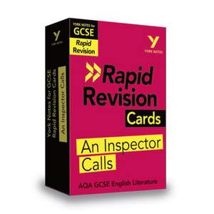 York Notes for AQA GCSE (9-1) Rapid Revision: An Inspector C de Peter Morrisson