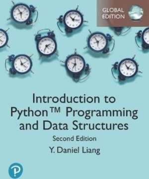 Introduction to Python Programming and Data Structures, Global Edition de Y. Liang