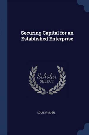 Securing Capital for an Established Enterprise de Louis F. Musil