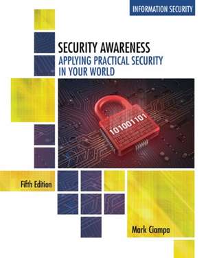 SECURITY AWARENESS 5/E de Mark (Western Kentucky University) Ciampa