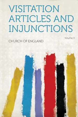 Visitation Articles and Injunctions Volume 3 de Church Of England