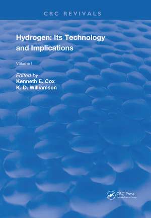 Hydrogen: Its Technology and Implication de R I Cox