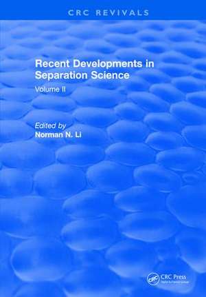 Recent Developments in Separation Science de Po Li. N N