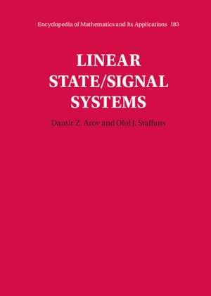 Linear State/Signal Systems de Damir Z. Arov