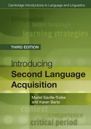 Introducing Second Language Acquisition de Muriel Saville-Troike