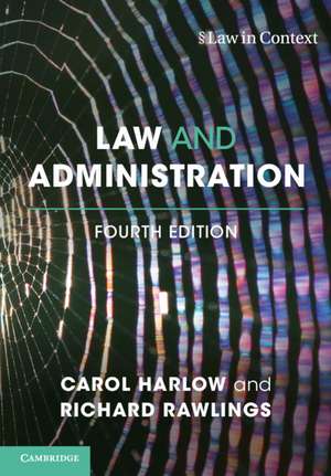 Law and Administration de Carol Harlow