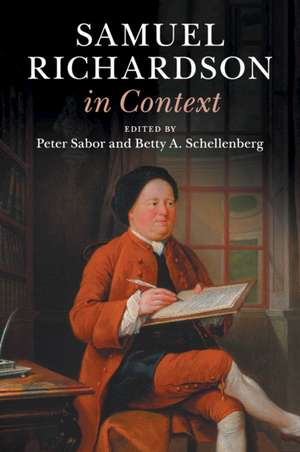 Samuel Richardson in Context de Peter Sabor