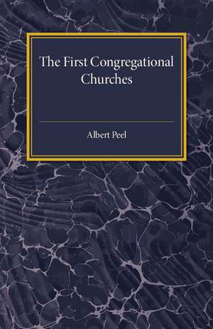 The First Congregational Churches: New Light on Separatist Congregations in London 1567–81 de Albert Peel