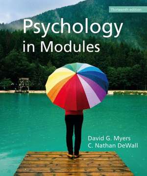 Psychology in Modules de C Nathan Dewall