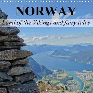 Norway Land of the Vikings and fairy tales (Wall Calendar 2018 300 × 300 mm Square) de Elisabeth Stanzer