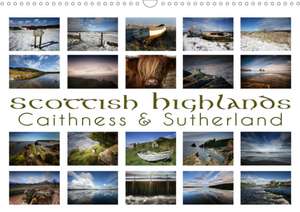 Scottish Highlands - Caithness & Sutherland / UK-Version (Wall Calendar 2020 DIN A3 Landscape) de Martina Cross