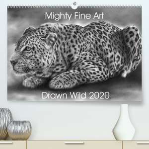 Mighty Fine Art Drawn Wild 2020(Premium, hochwertiger DIN A2 Wandkalender 2020, Kunstdruck in Hochglanz) de Peter Williams