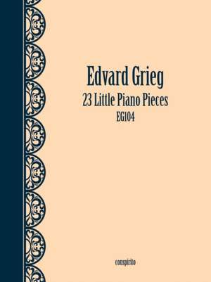 23 Little Piano Pieces de Edvard Grieg