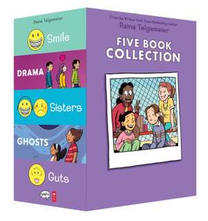 Raina Telgemeier Collection Box Set (Smile, Drama, Sisters, Ghosts, Guts) de Raina Telgemeier