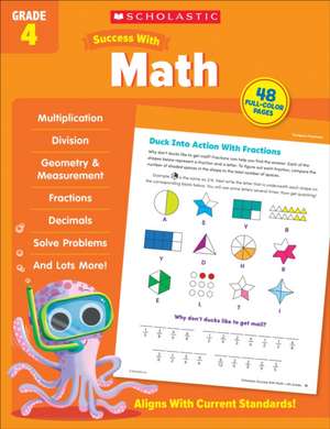 Scholastic Success with Math Grade 4 Workbook de Scholastic Teaching Resources