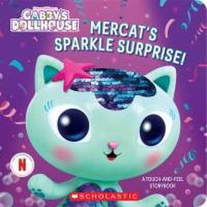 Mercat's Sparkle Surprise!: A Touch-And-Feel Storybook (Gabby's Dollhouse) de Scholastic