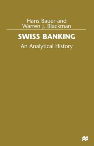 Swiss Banking de Hans Bauer