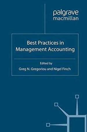 Best Practices in Management Accounting de G. Gregoriou