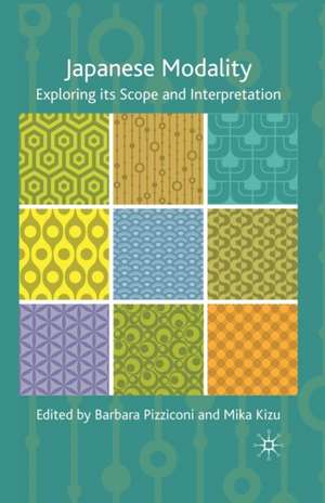 Japanese Modality: Exploring its Scope and Interpretation de B. Pizziconi