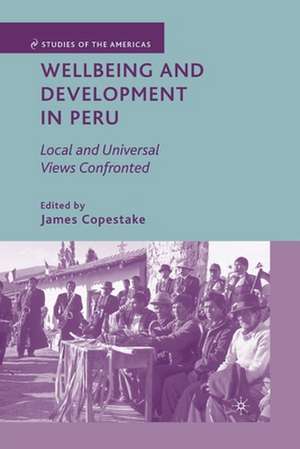 Wellbeing and Development in Peru de J. Copestake