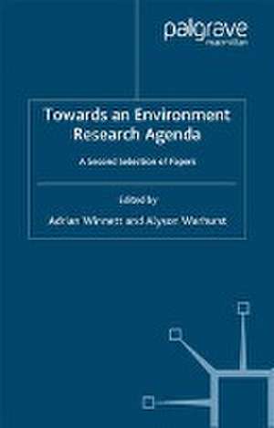 Towards an Environment Research Agenda: A Second Selection of Papers de A. Winnett