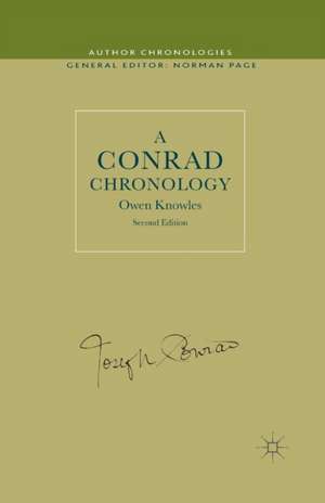 A Conrad Chronology de O. Knowles